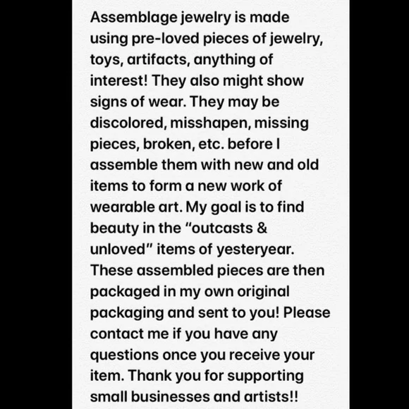 ⭐️Adorned Crown Artisan assemblage necklace genuine pearls enamel flower - Picture 6 of 7